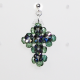 Small Cross - Earrings Rusalka - 1